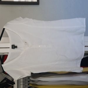 Eileen Fisher Linen Blend Blouse